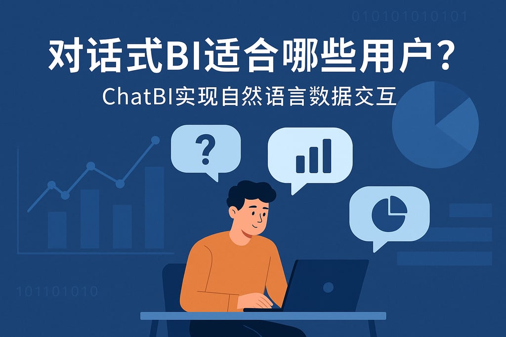 对话式BI适合哪些用户？ChatBI实现自然语言数据交互