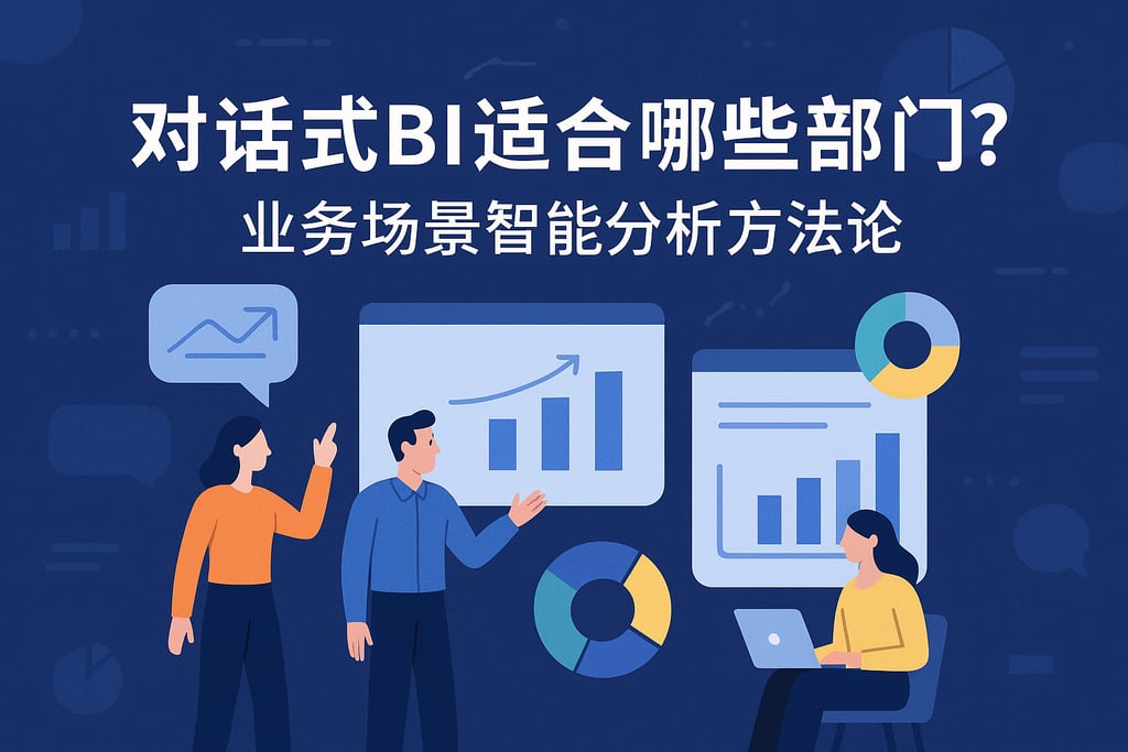 对话式BI适合哪些部门？业务场景智能分析方法论