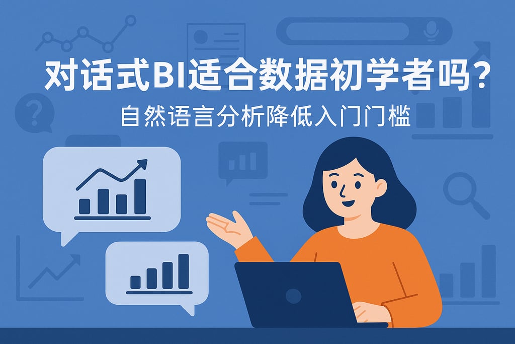 对话式BI适合数据初学者吗？自然语言分析降低入门门槛