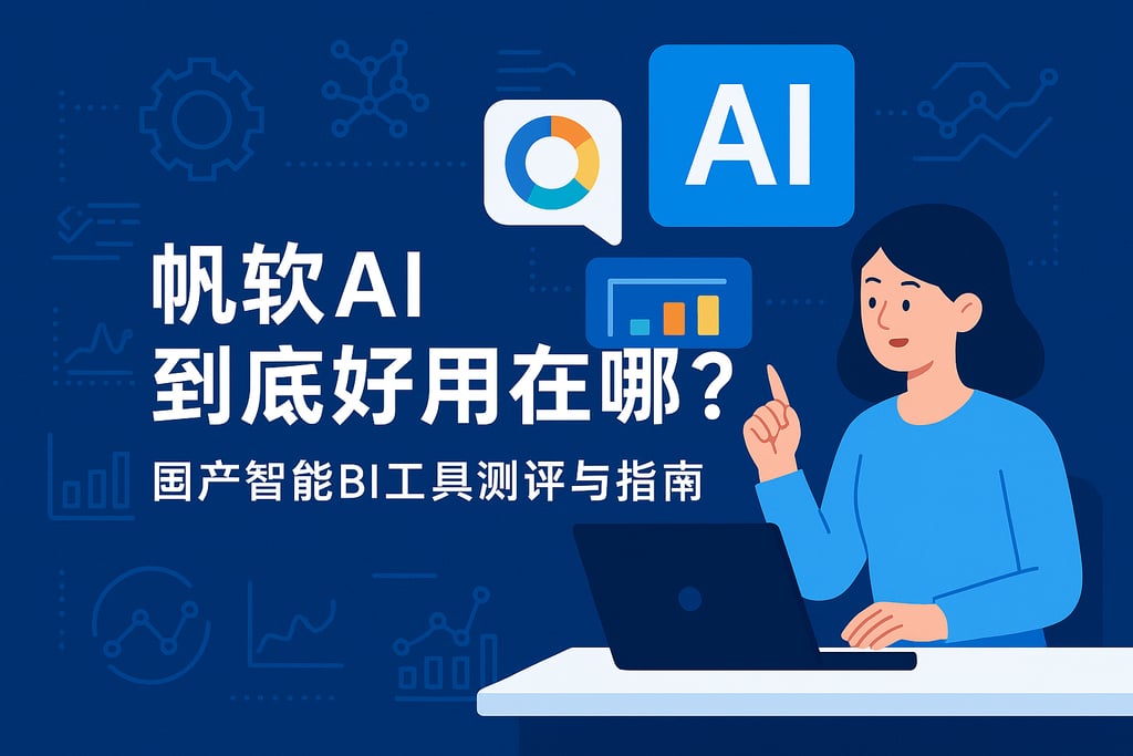 帆软AI到底好用在哪？国产智能BI工具测评与指南