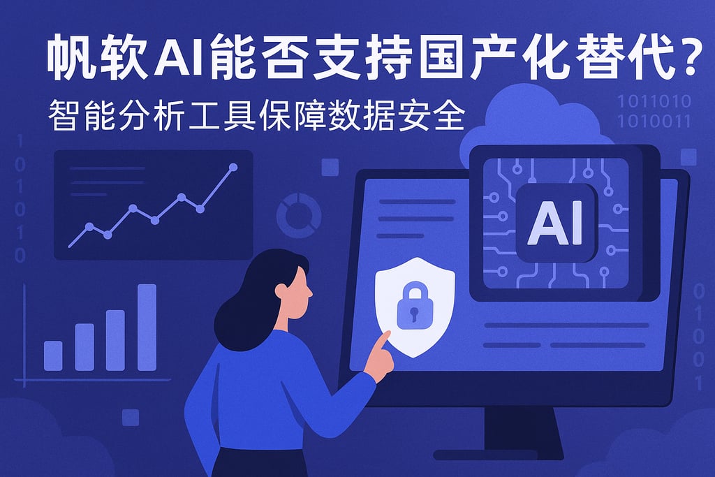 帆软AI能否支持国产化替代？智能分析工具保障数据安全