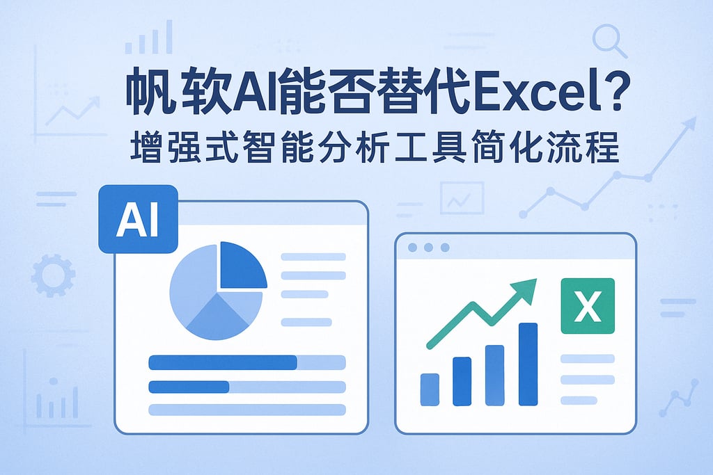 帆软AI能否替代Excel？增强式智能分析工具简化流程