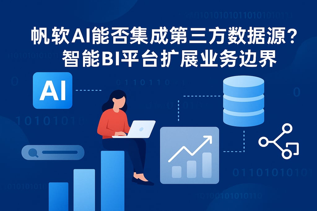帆软AI能否集成第三方数据源？智能BI平台扩展业务边界