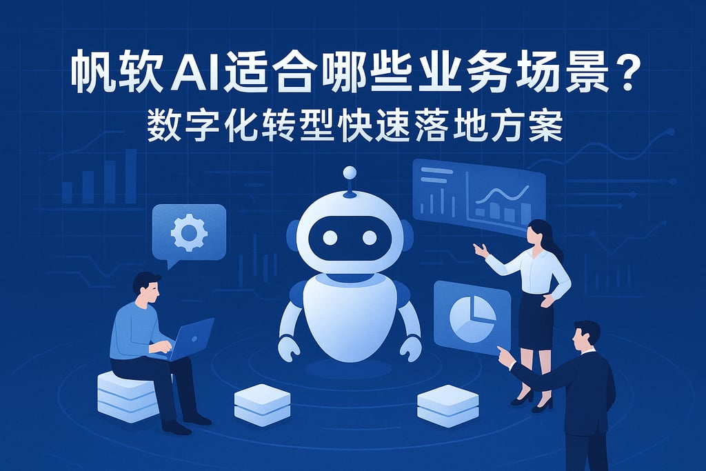 帆软AI适合哪些业务场景？数字化转型快速落地方案