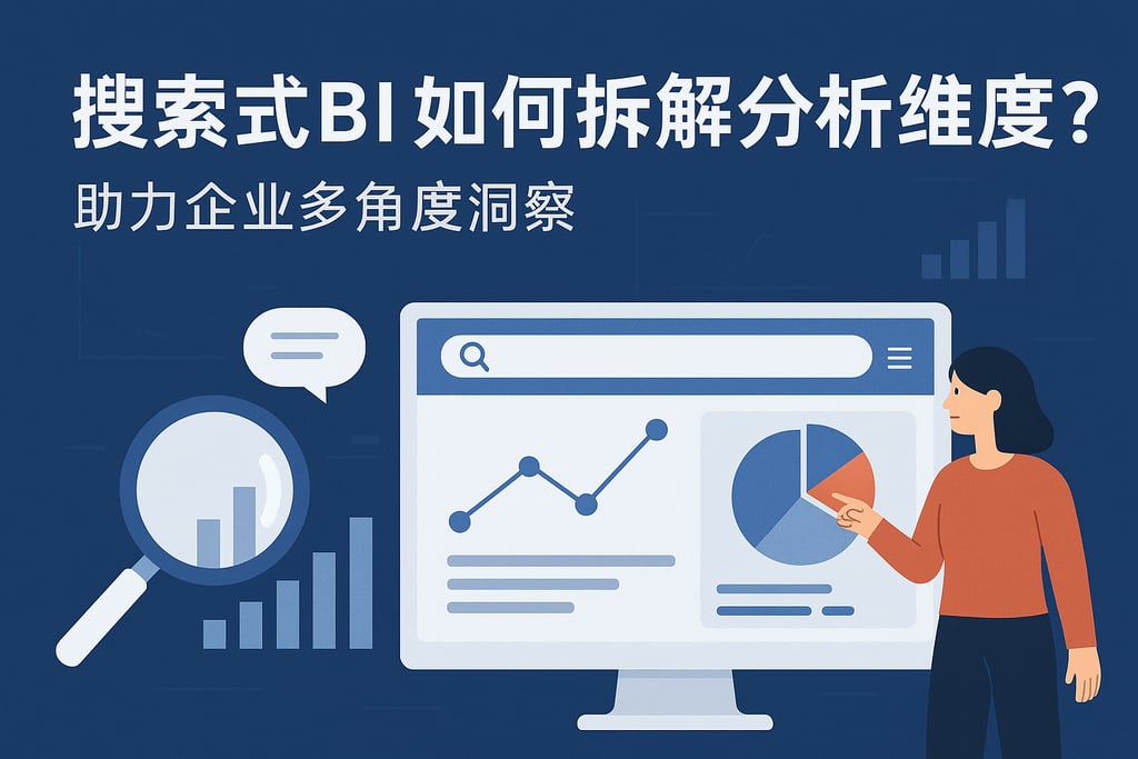 搜索式BI如何拆解分析维度？助力企业多角度洞察