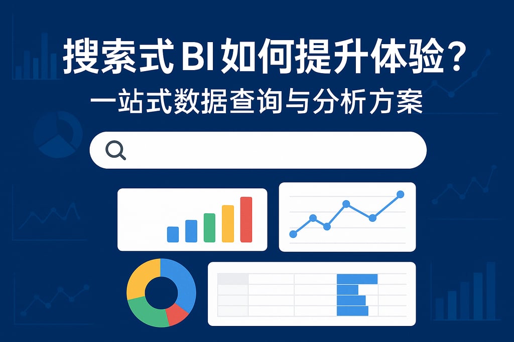搜索式BI如何提升体验？一站式数据查询与分析方案