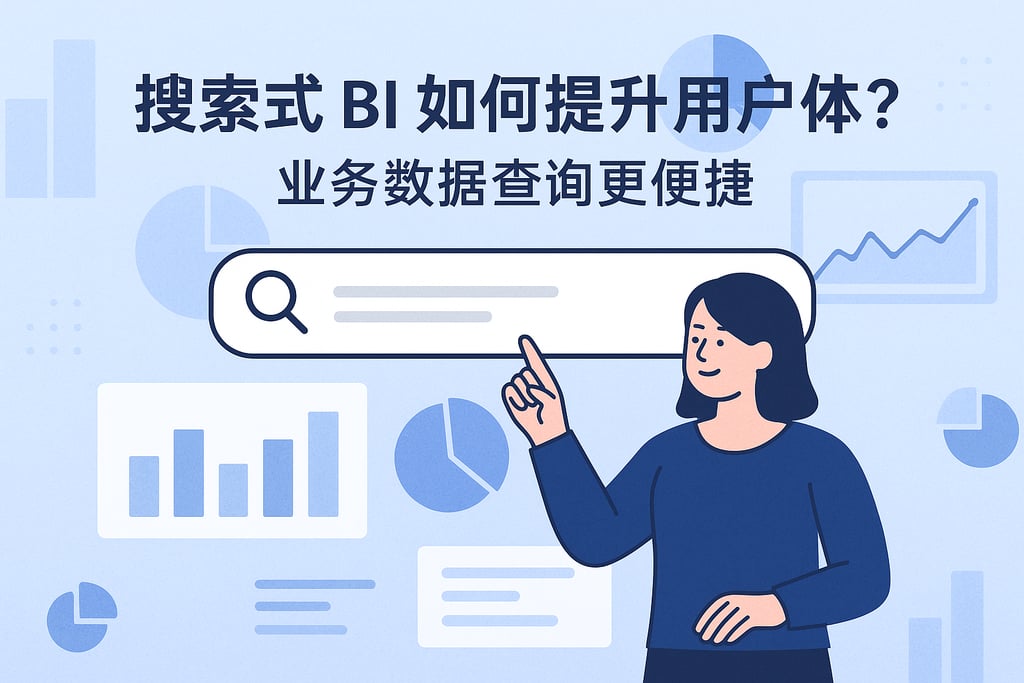 搜索式BI如何提升用户体验？业务数据查询更便捷