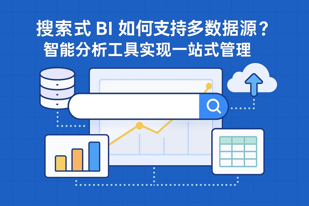 搜索式BI如何支持多数据源？智能分析工具实现一站式管理