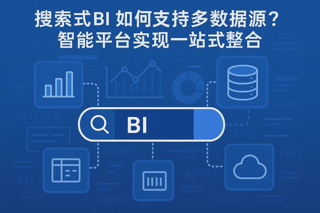 搜索式BI如何支持多数据源？智能平台实现一站式整合