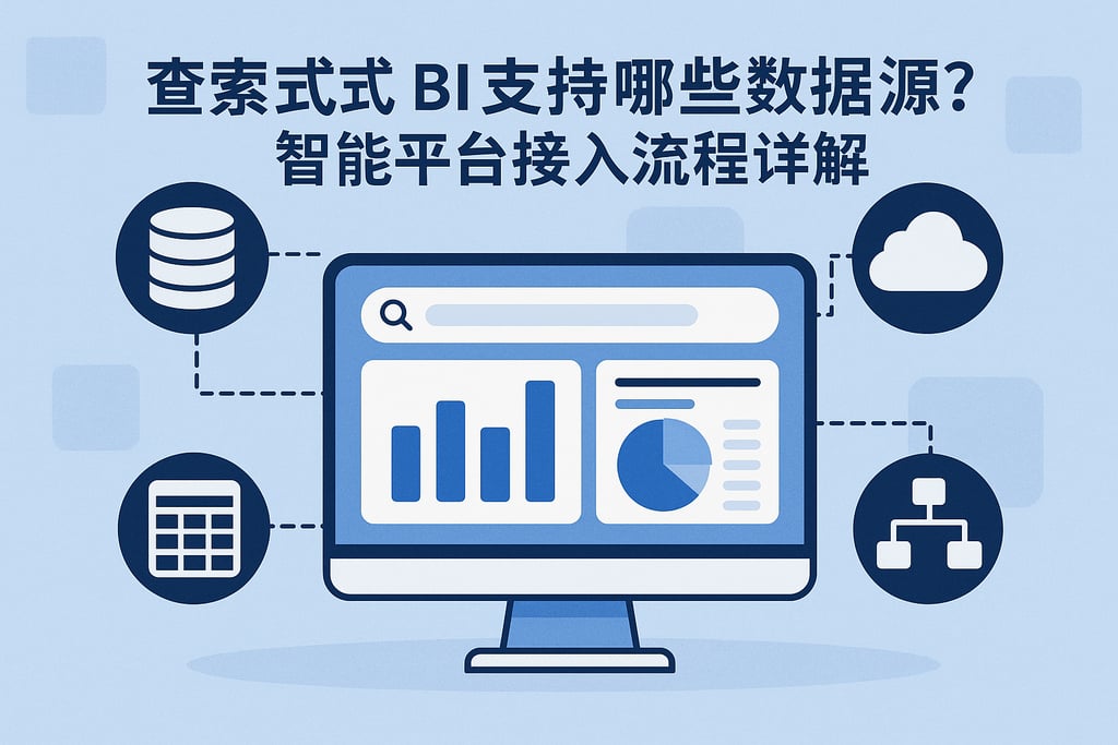 搜索式BI支持哪些数据源？智能平台接入流程详解