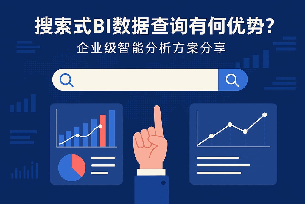 搜索式BI数据查询有何优势？企业级智能分析方案分享