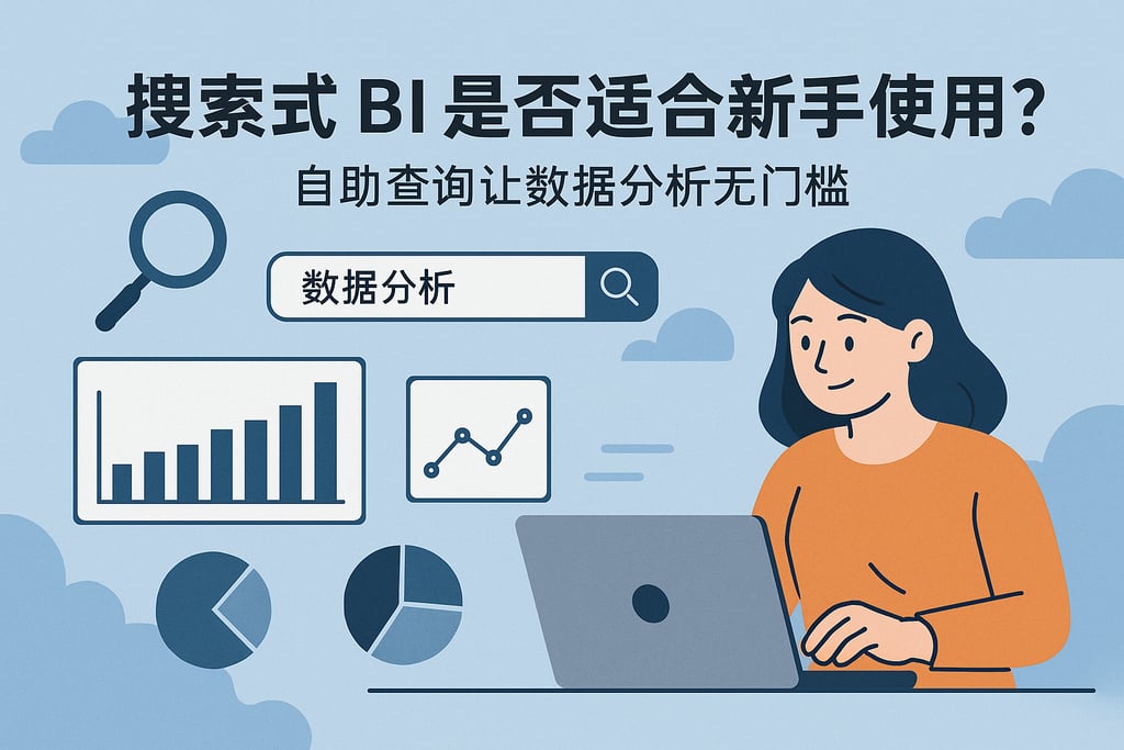 搜索式BI是否适合新手使用？自助查询让数据分析无门槛