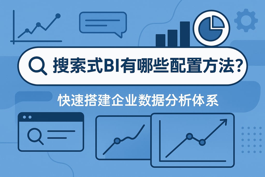 搜索式BI有哪些配置方法？快速搭建企业数据分析体系