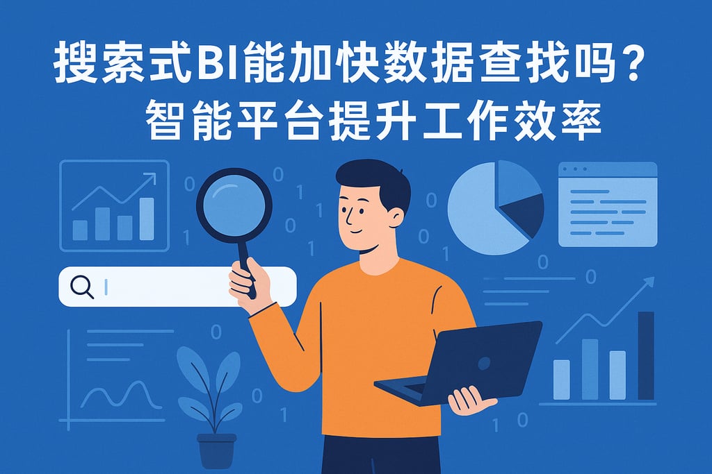 搜索式BI能加快数据查找吗？智能平台提升工作效率