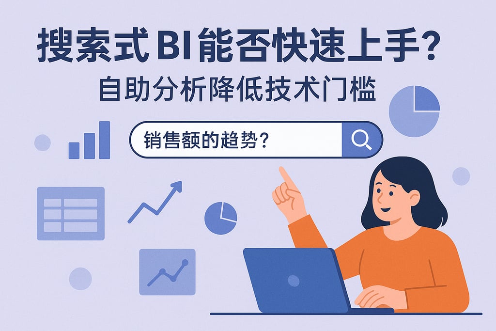 搜索式BI能否快速上手？自助分析降低技术门槛
