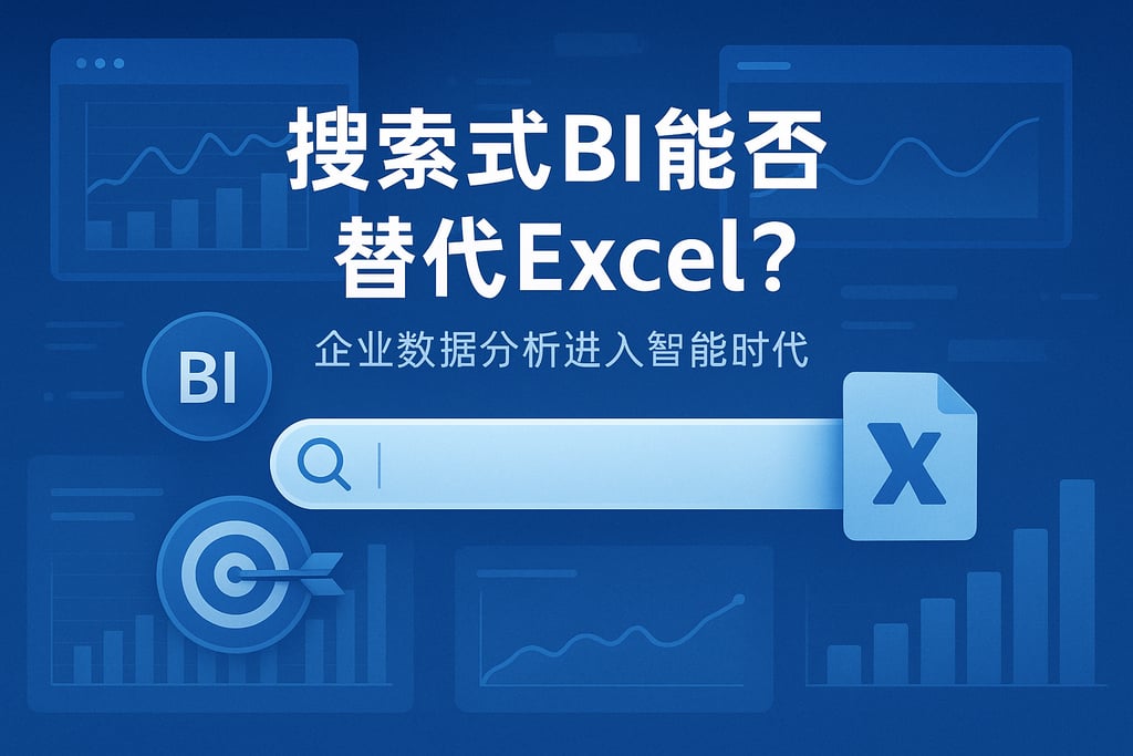 搜索式BI能否替代Excel？企业数据分析进入智能时代