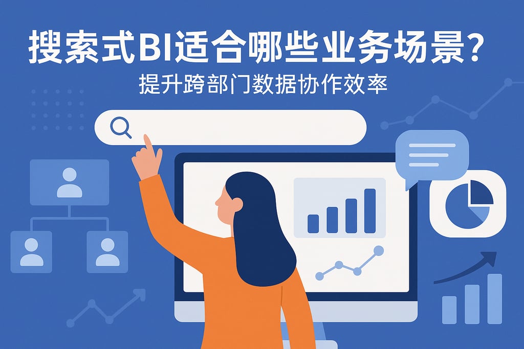 搜索式BI适合哪些业务场景？提升跨部门数据协作效率