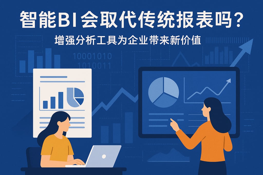 智能BI会取代传统报表吗？增强分析工具为企业带来新价值
