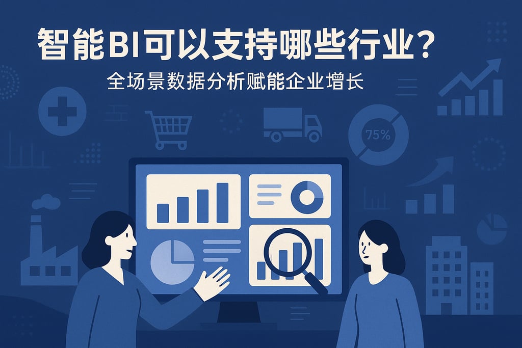 智能BI可以支持哪些行业？全场景数据分析赋能企业增长