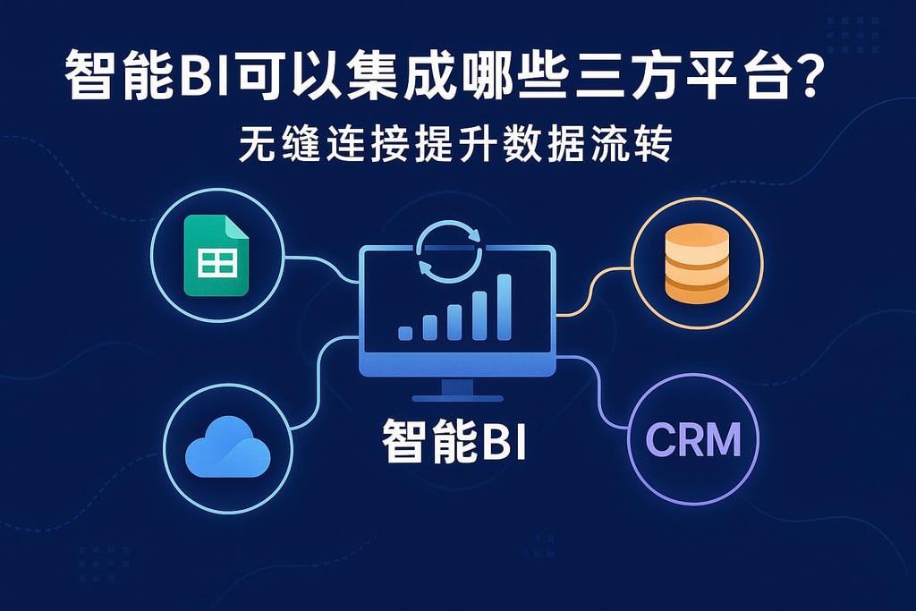 智能BI可以集成哪些第三方平台？无缝连接提升数据流转