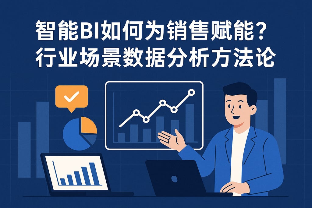 智能BI如何为销售赋能？行业场景数据分析方法论