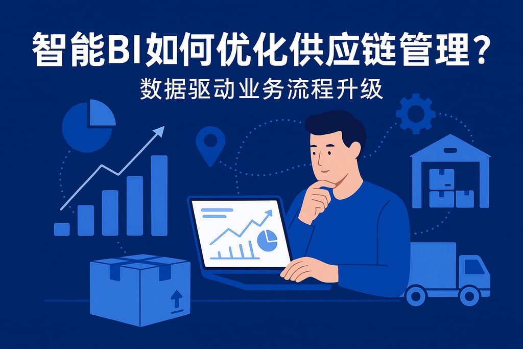 智能BI如何优化供应链管理？数据驱动业务流程升级