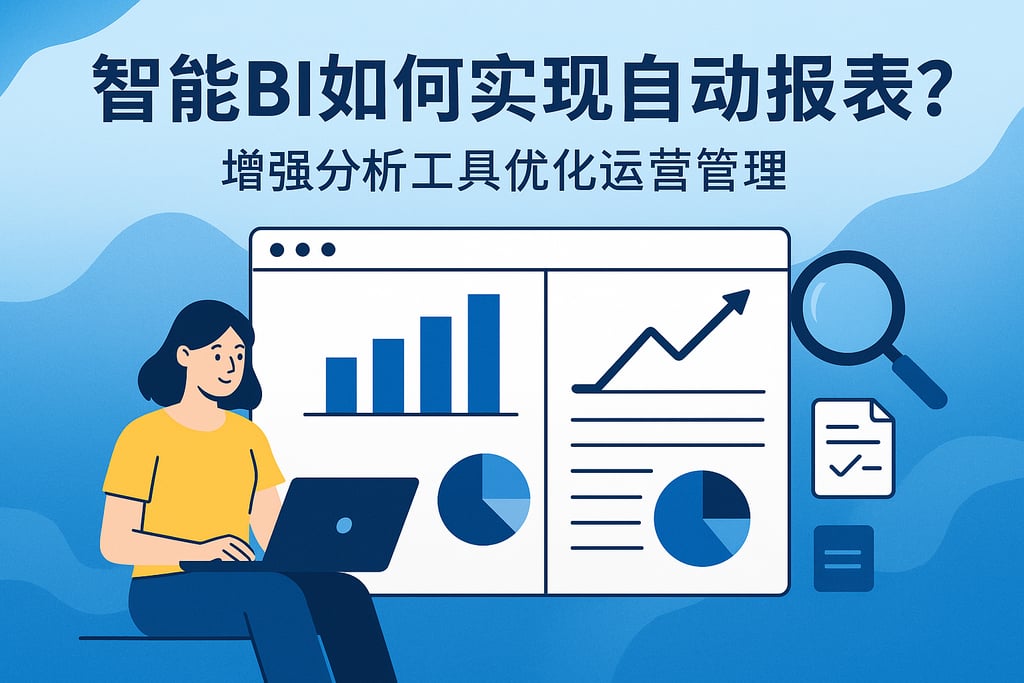 智能BI如何实现自动报表？增强分析工具优化运营管理