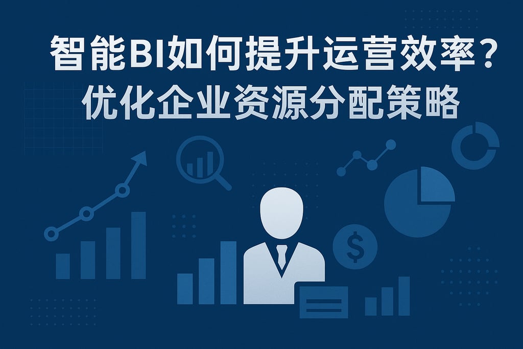 智能BI如何提升运营效率？优化企业资源分配策略