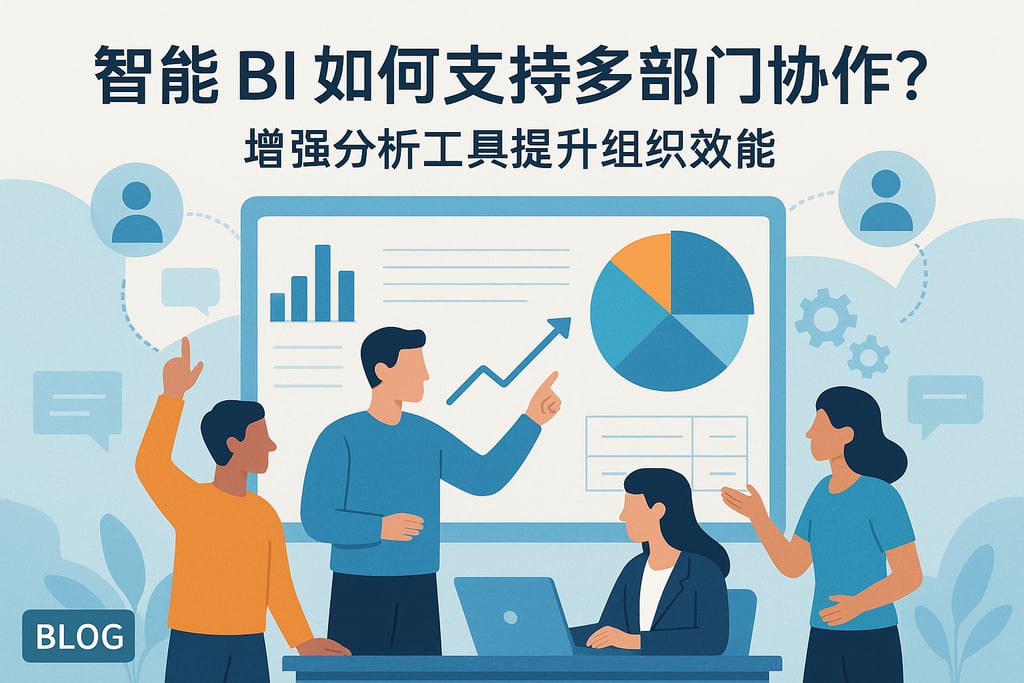 智能BI如何支持多部门协作？增强分析工具提升组织效能