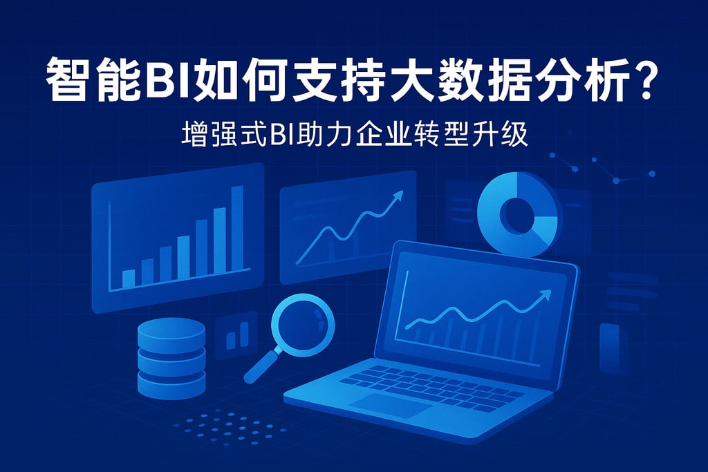 智能BI如何支持大数据分析？增强式BI助力企业转型升级