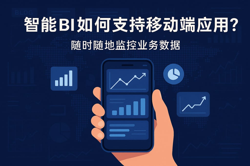 智能BI如何支持移动端应用？随时随地监控业务数据