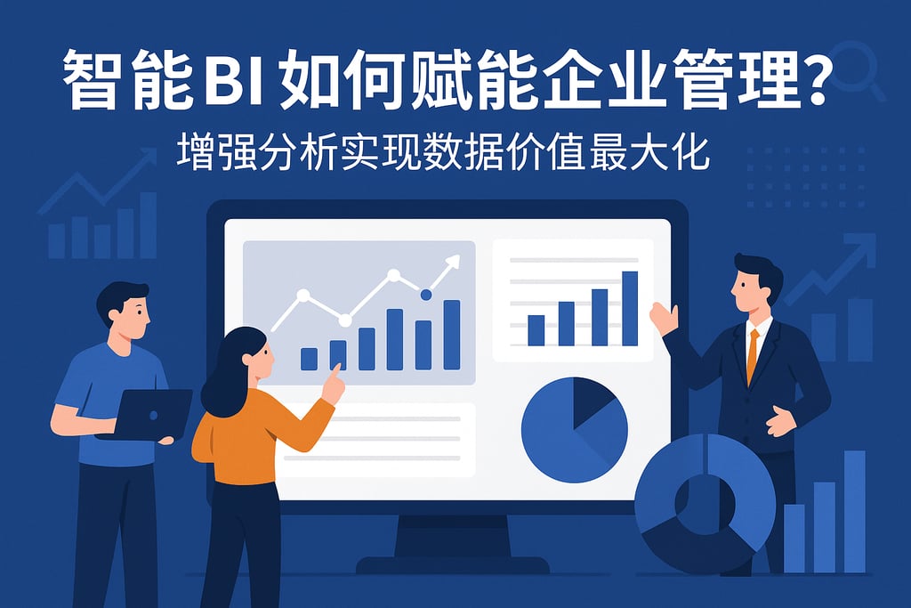 智能BI如何赋能企业管理？增强分析实现数据价值最大化