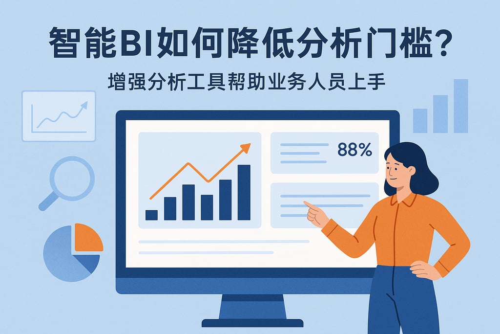 智能BI如何降低分析门槛？增强分析工具帮助业务人员上手