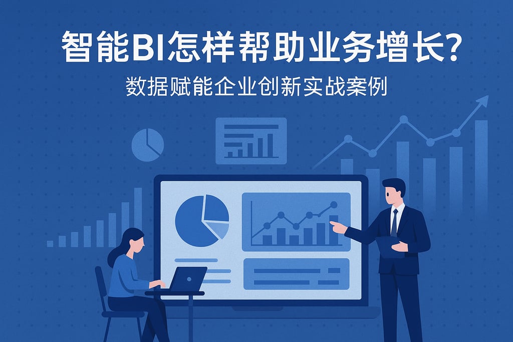 智能BI怎样帮助业务增长？数据赋能企业创新实战案例