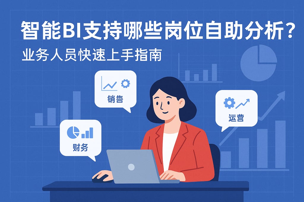 智能BI支持哪些岗位自助分析？业务人员快速上手指南