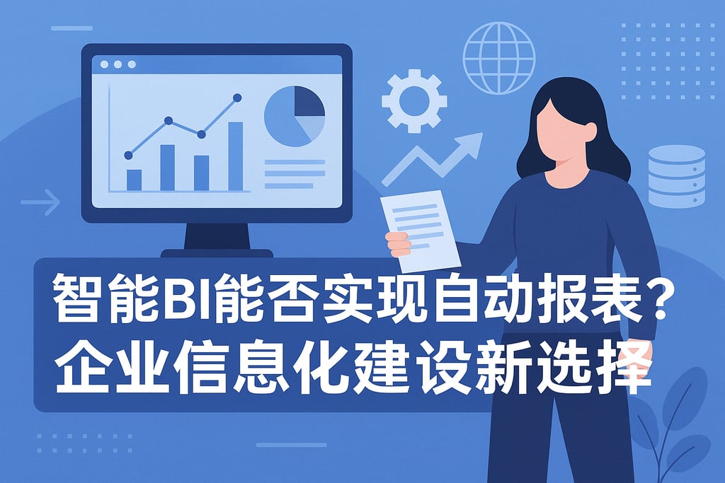 智能BI能否实现自动报表？企业信息化建设新选择