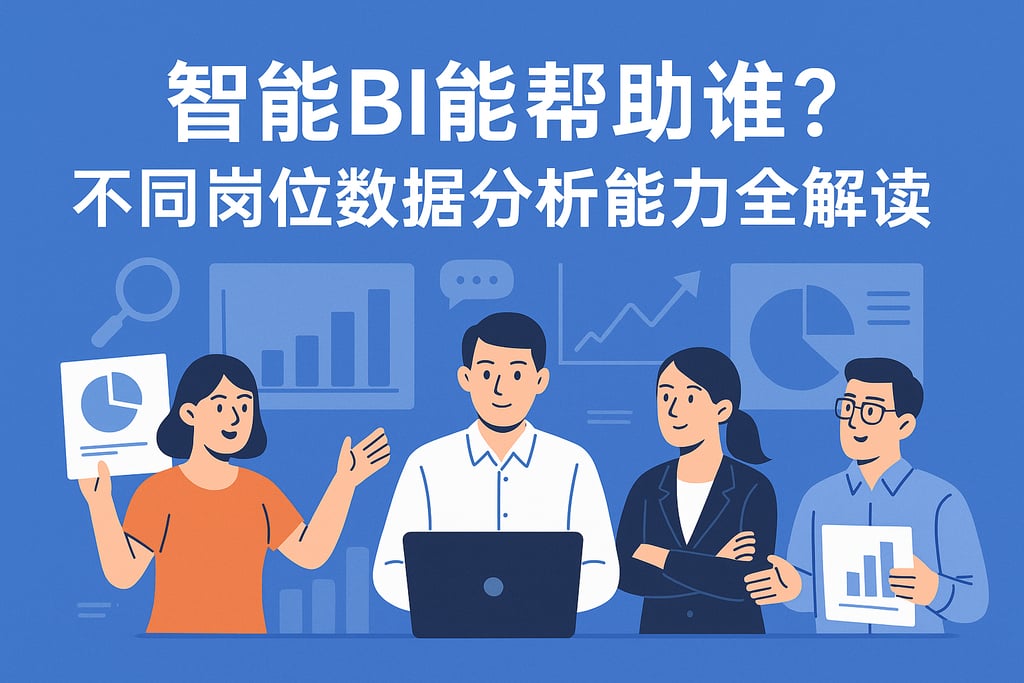 智能BI能帮助谁？不同岗位数据分析能力全解读