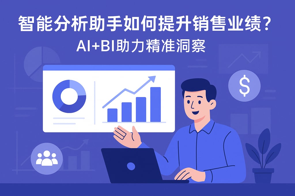 智能分析助手如何提升销售业绩？AI+BI助力精准洞察