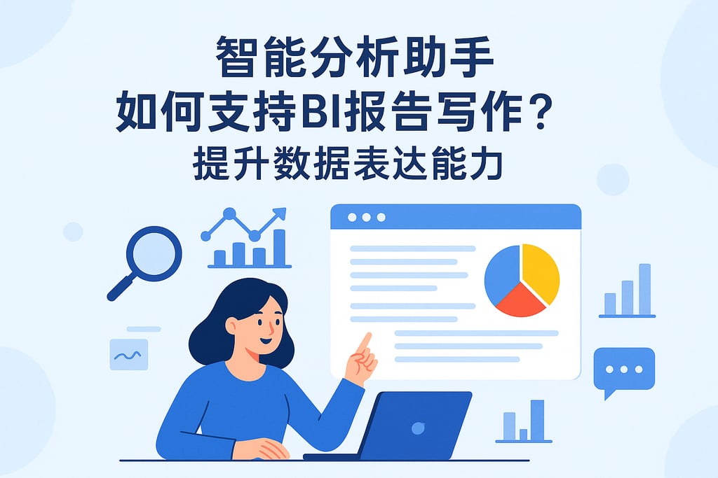 智能分析助手如何支持BI报告写作？提升数据表达能力