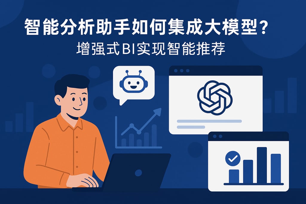 智能分析助手如何集成大模型？增强式BI实现智能推荐