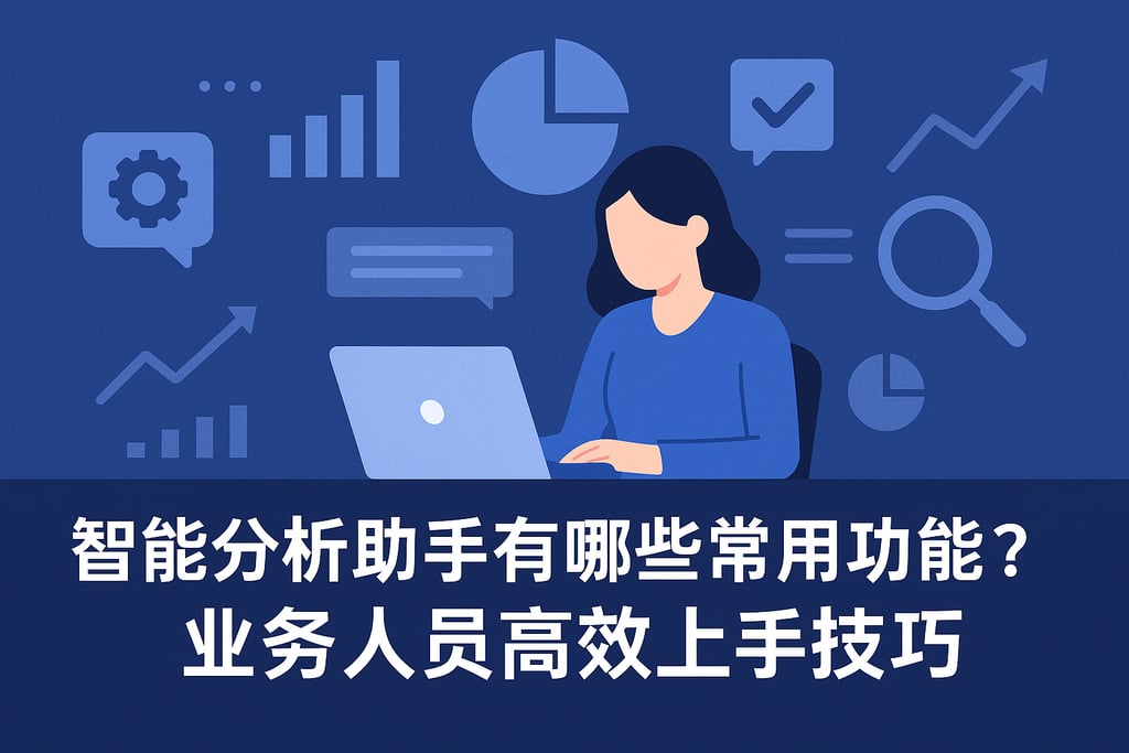智能分析助手有哪些常用功能？业务人员高效上手技巧