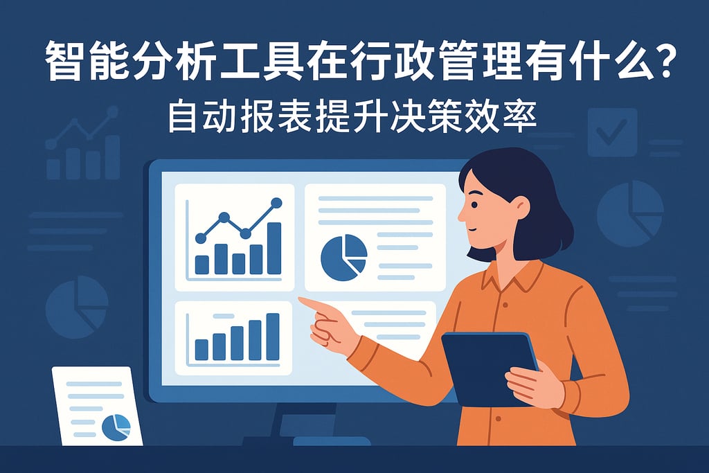智能分析工具在行政管理有什么优势？自动报表提升决策效率