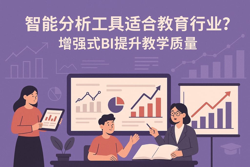 智能分析工具是否适合教育行业？增强式BI提升教学质量