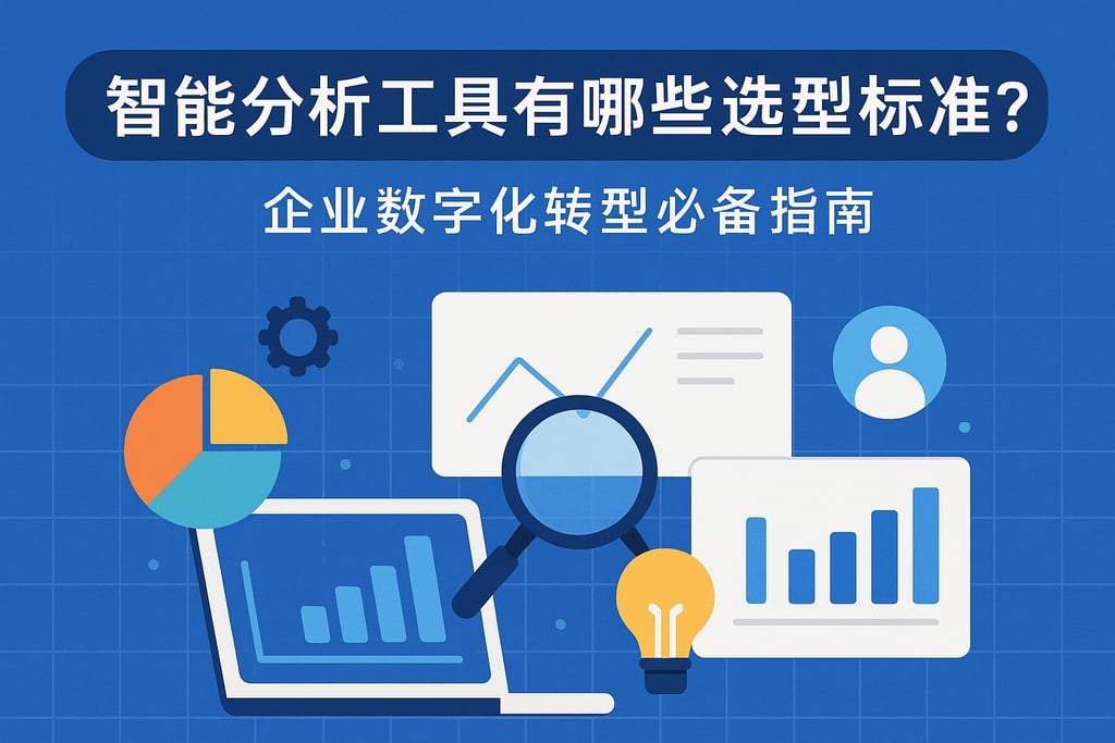 智能分析工具有哪些选型标准？企业数字化转型必备指南