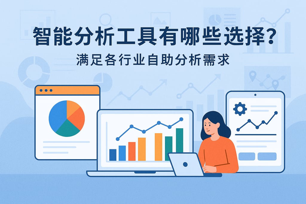 智能分析工具有哪些选择？满足各行业自助分析需求