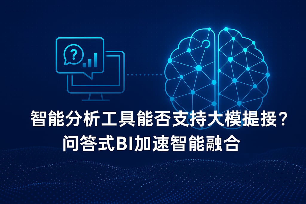 智能分析工具能否支持大模型接入？问答式BI加速智能融合