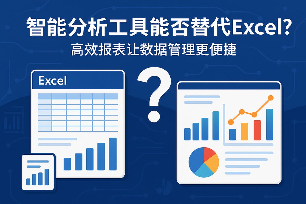 智能分析工具能否替代Excel？高效报表让数据管理更便捷