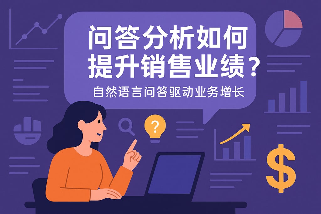 问答分析如何提升销售业绩？自然语言问答驱动业务增长