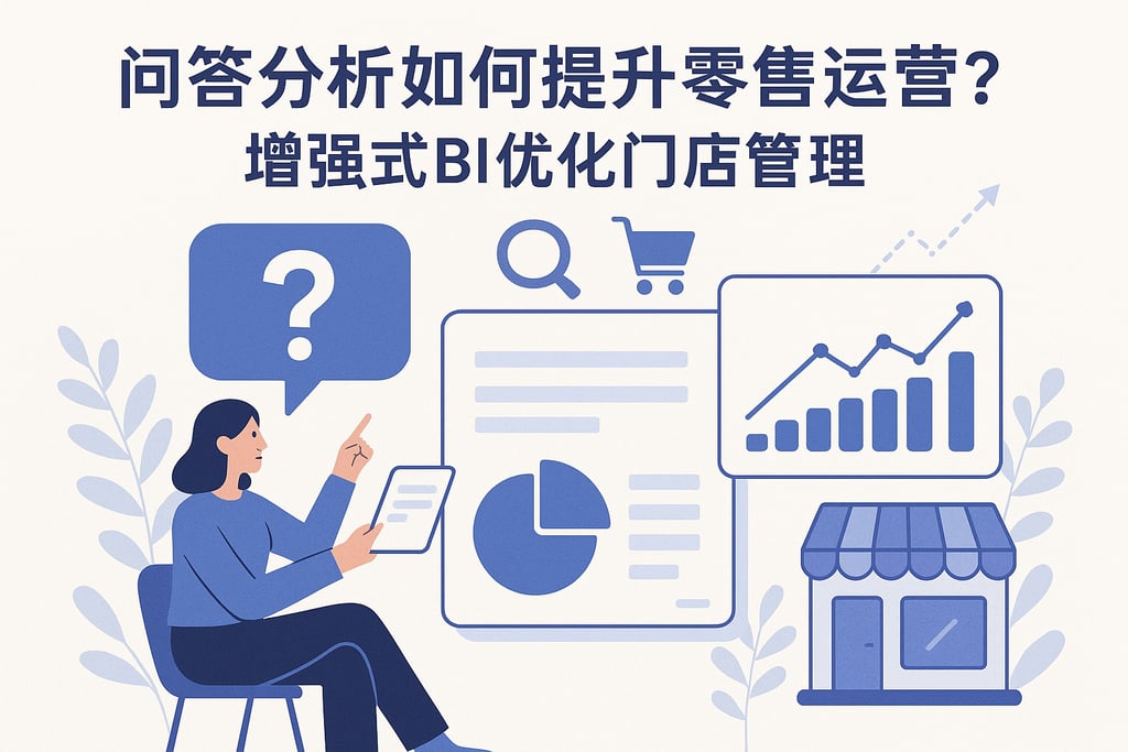 问答分析如何提升零售运营？增强式BI优化门店管理