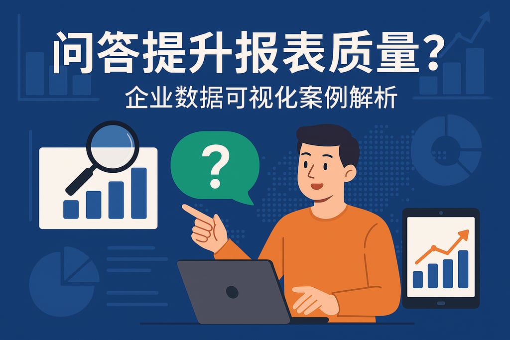 问答分析能否提升报表质量？企业数据可视化案例解析